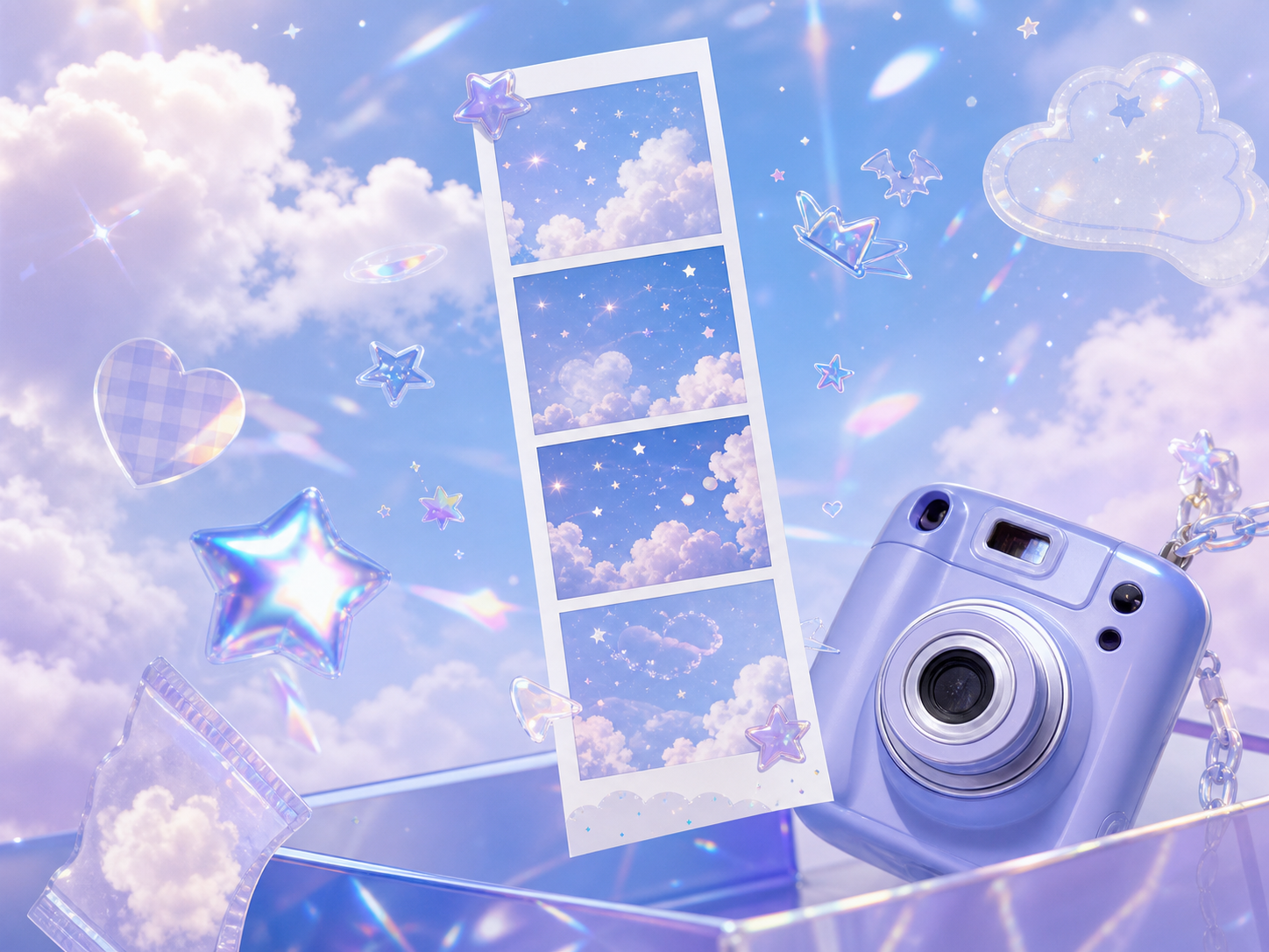 TXT K-pop photo booth theme preview